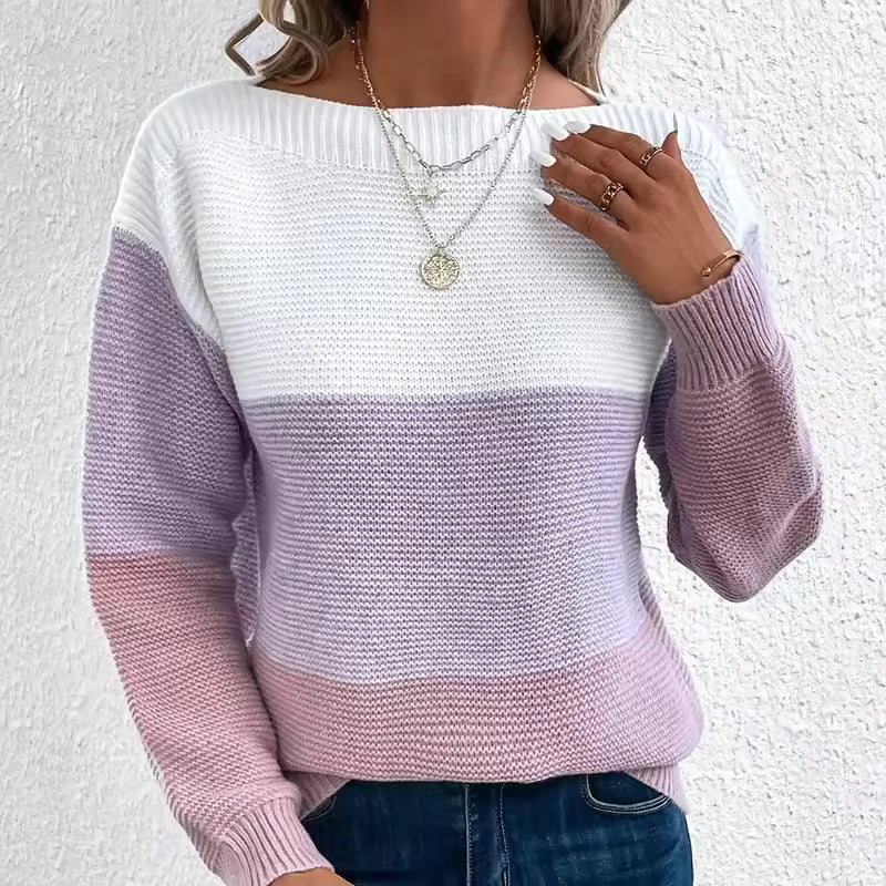 Long Sleeve Round-Neck Sweater