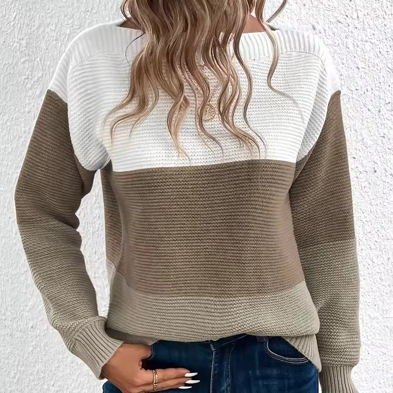 Long Sleeve Round-Neck Sweater