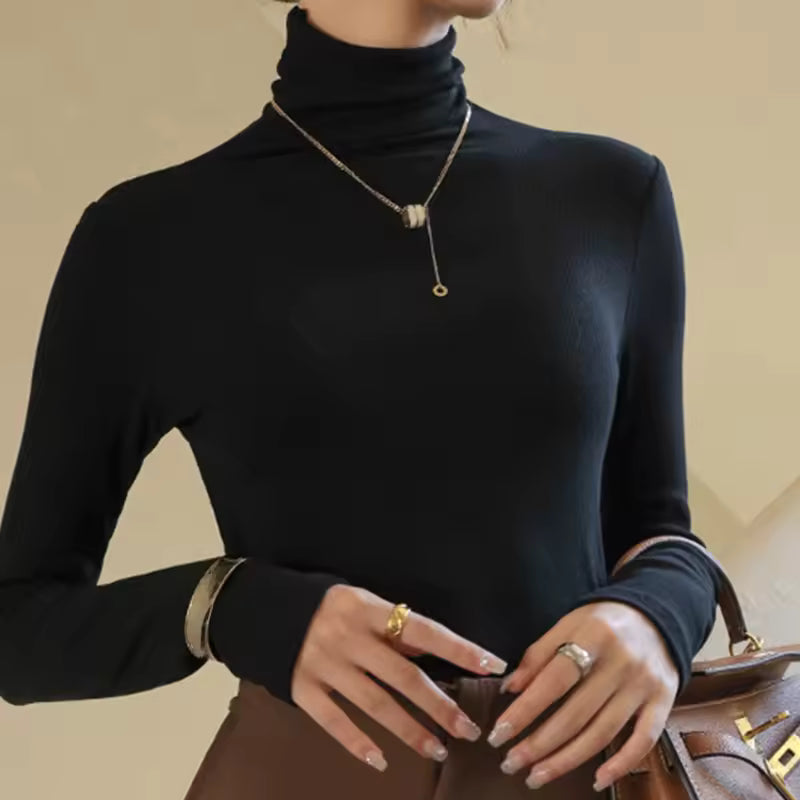 Long-Sleeve Turtleneck Sweater