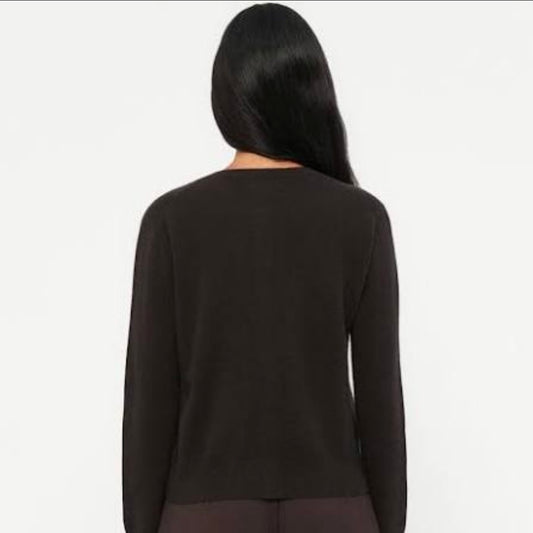 Fine-Knit Button Cardigan Vest